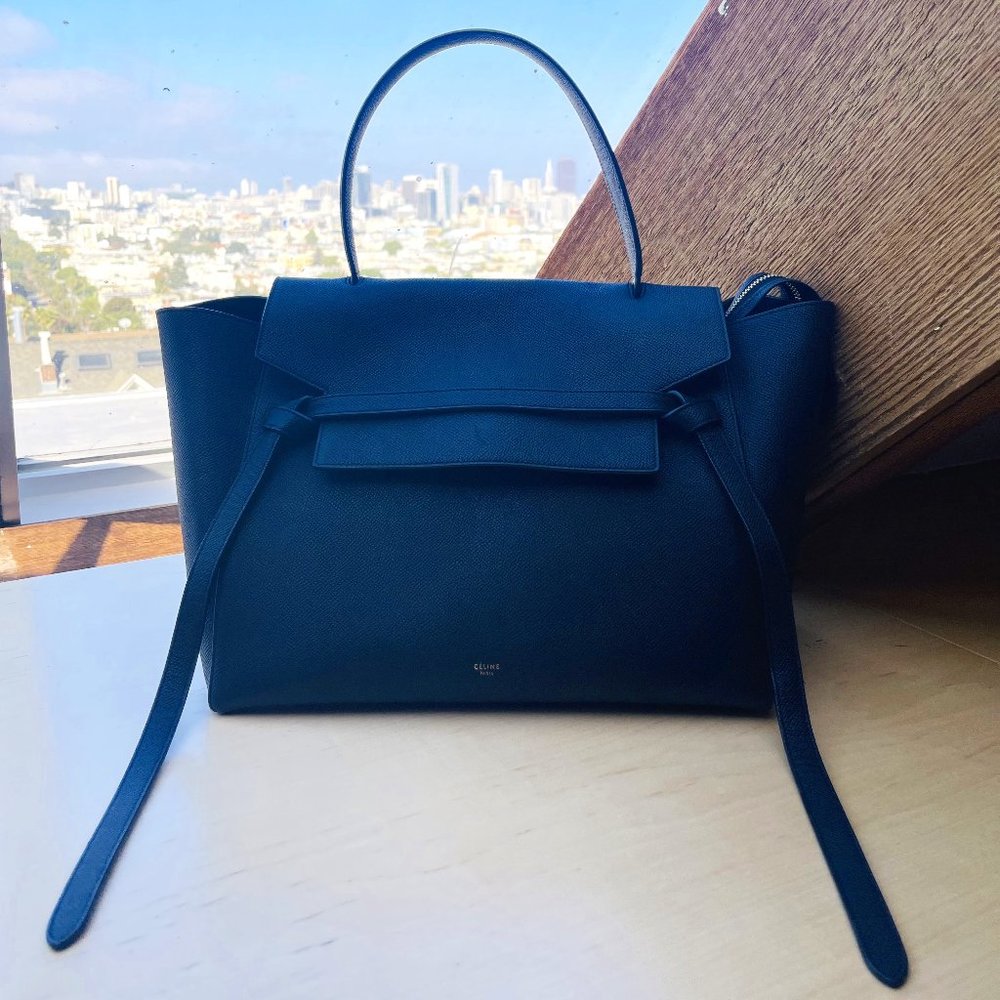 Pico Belt Bag In Grained Calfskin by Céline Paris